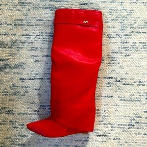 Azalea Wang Melina Red boots